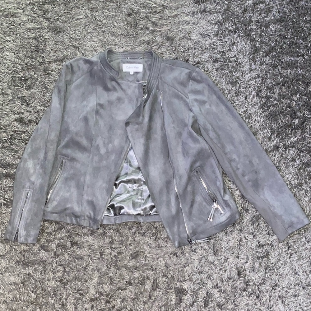 Calvin Klein Suede Coat